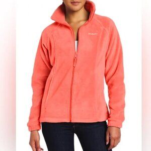 NWT Columbia Benton Spring Full Zip coral, Sm.